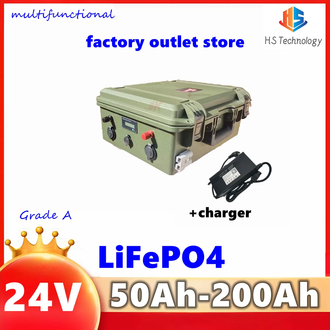 24V LiFePo4 100Ah 50Ah 80Ah 120Ah 150Ah 180Ah 200Ah Lithium Battery,for propeller,Solar Panel Trolling Motor,Outdoor,RV
24V LiFePo4 100Ah 50Ah 80Ah 120Ah 150Ah 180Ah 200Ah Lithium Battery,for propeller,Solar Panel Trolling Motor,Outdoor,RV