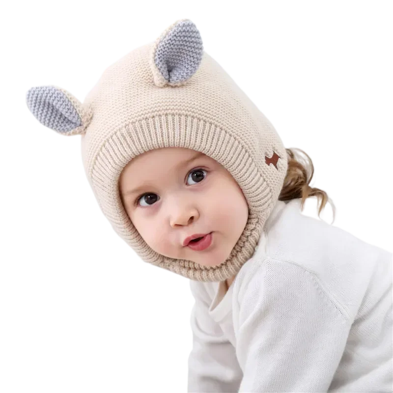 Детская шапка с милыми ушками, теплая флисовая подкладка, зимние вязаные шапки для детей 6-12 месяцев для мальчиков и девочек
Детская шапка с милыми ушками, теплая флисовая подкладка, зимние вязаные шапки для детей 6-12 месяцев для мальчиков и девочек