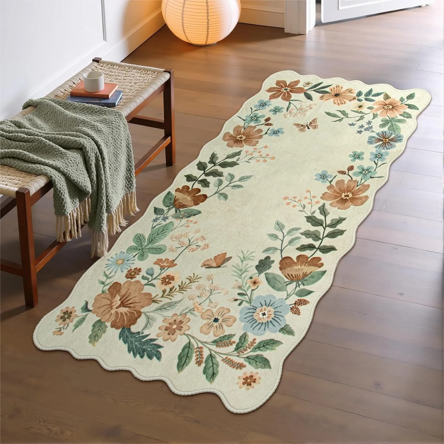 Floral Entryway Rug 2x4, Washable Kitchen Rug Non Slip Ultra-Thin, Boho Low-Pile Carpet for Front Door Indoor Entry Bathroom
Floral Entryway Rug 2x4, Washable Kitchen Rug Non Slip Ultra-Thin, Boho Low-Pile Carpet for Front Door Indoor Entry Bathroom