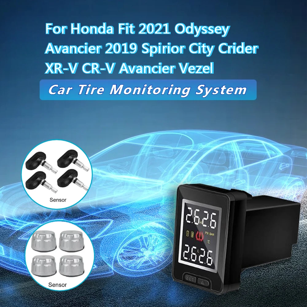 TPMS 4Pcs External Internal Alarm Sensor Tire Monitoring System for Honda Fit 2021 Avancier 2019 Spirior City Crider Interior
TPMS 4Pcs External Internal Alarm Sensor Tire Monitoring System for Honda Fit 2021 Avancier 2019 Spirior City Crider Interior