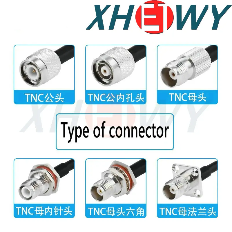 TNC to TNC male and female conversion extension wire flange head elbow RG142 silver plated double shielded RF connection wire 
TNC to TNC male and female conversion extension wire flange head elbow RG142 silver plated double shielded RF connection wire
