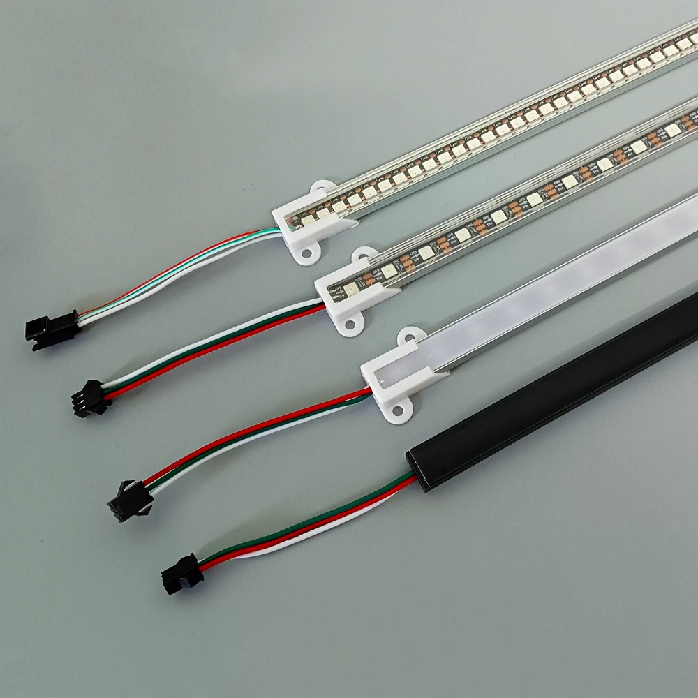 DC5V 33 см/50 см умная светодиодная панель алюминиевая трубка для шкафа U-профиль жесткая жесткая лента WS2812B индивидуально адресуемая черный/белый
DC5V 33 см/50 см умная светодиодная панель алюминиевая трубка для шкафа U-профиль жесткая жесткая лента WS2812B индивидуально адресуемая черный/белый