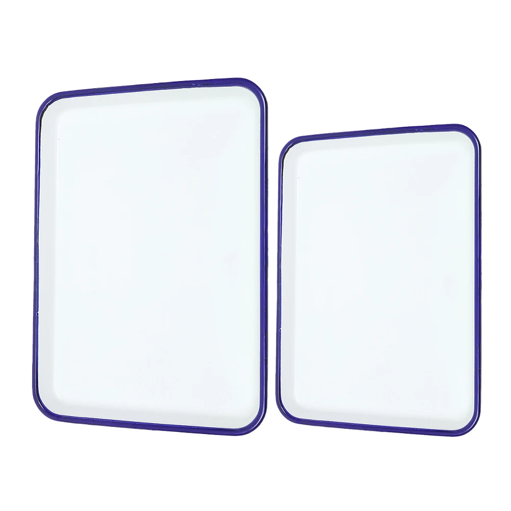 2Pcs Enamel Baking Trays 26x18cm 30x20cm Rectangle Heat-Resistant Non-Stick Oven Pans Easy Clean Multifunctional Kitchen Dish
2Pcs Enamel Baking Trays 26x18cm 30x20cm Rectangle Heat-Resistant Non-Stick Oven Pans Easy Clean Multifunctional Kitchen Dish