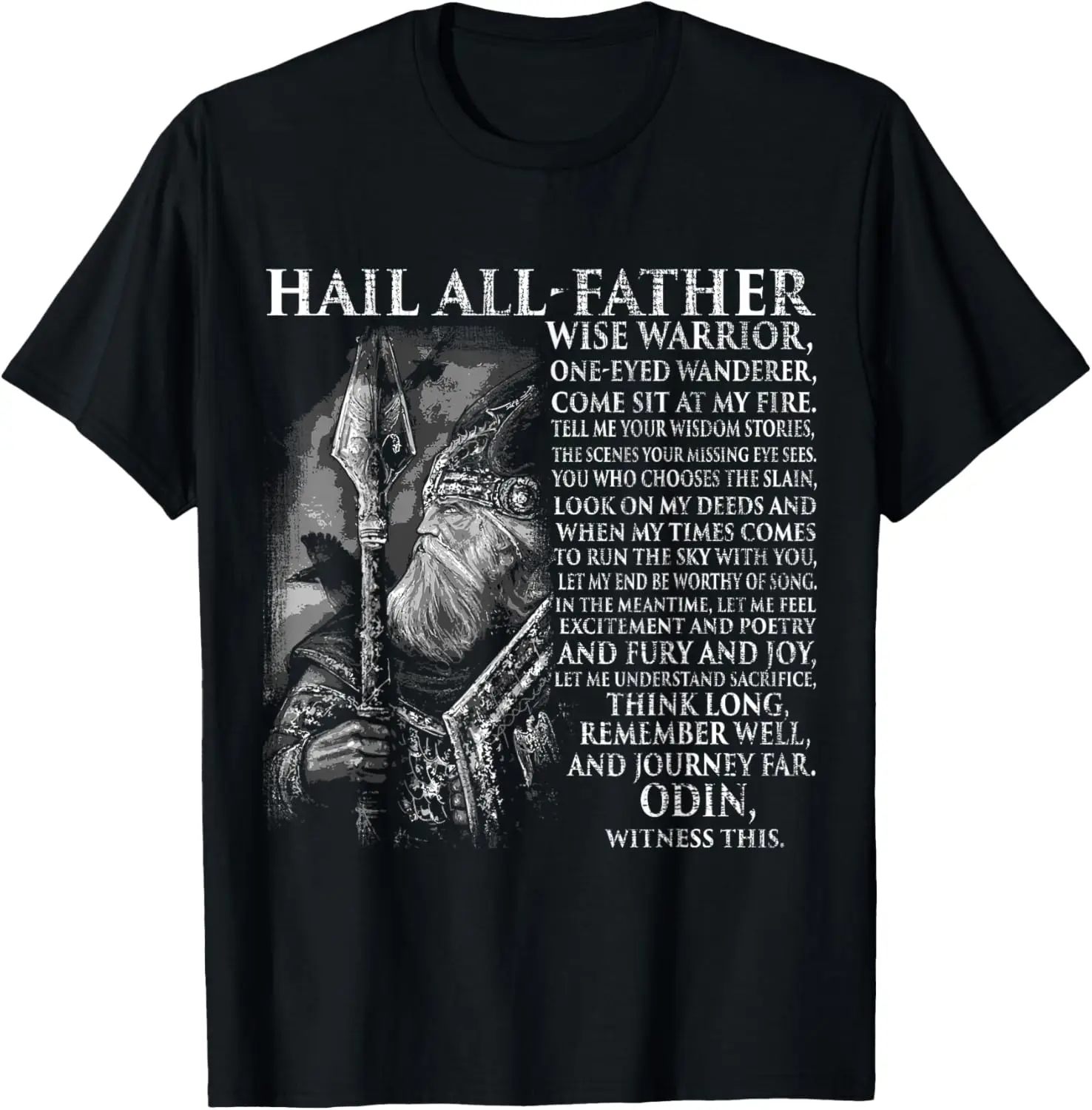 Hail All-Father Odin Witness This T-Shirt 100% Cotton O-Neck Short Sleeve Summer Casual Mens T-shirt Streetwear
Hail All-Father Odin Witness This T-Shirt 100% Cotton O-Neck Short Sleeve Summer Casual Mens T-shirt Streetwear