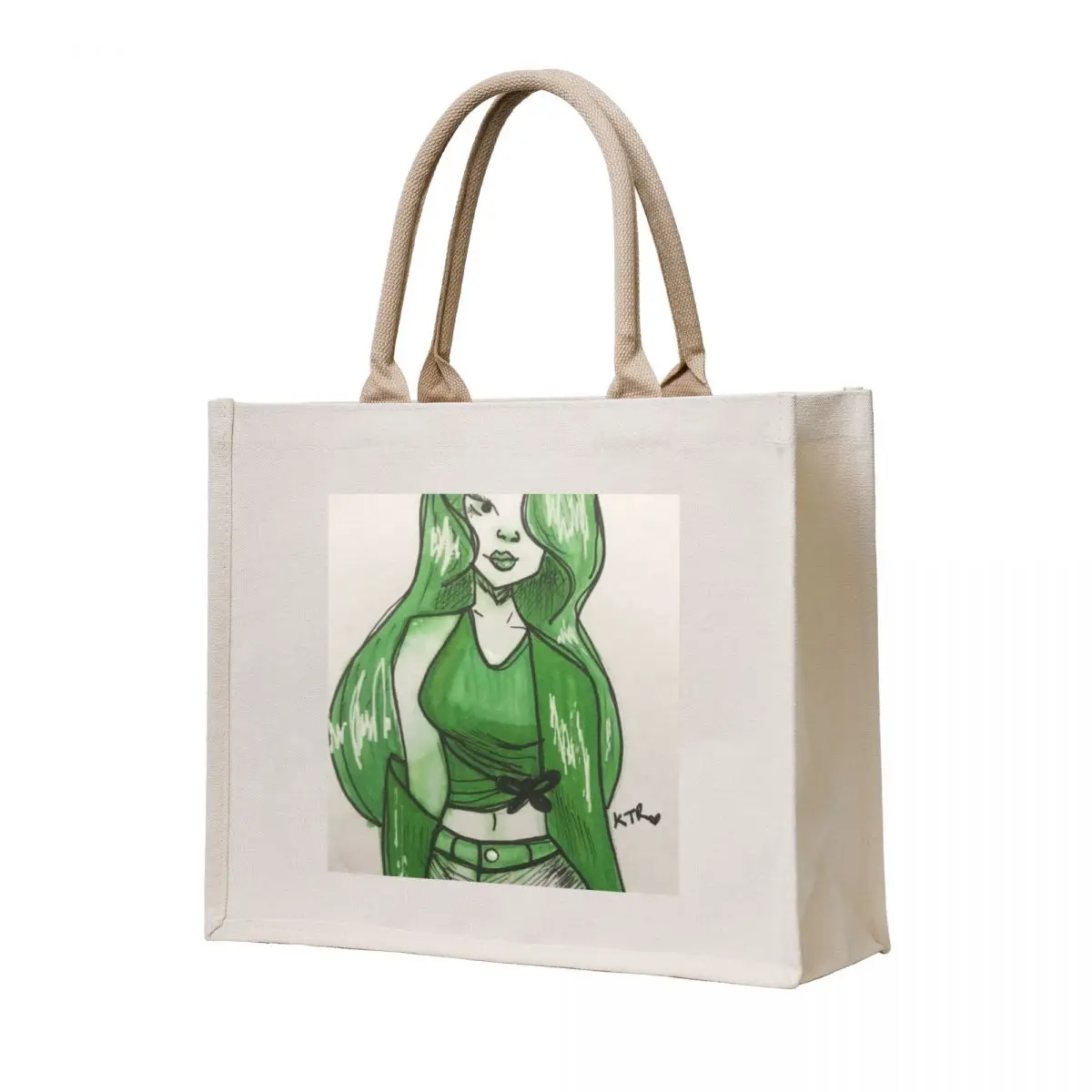 Green Woman Tote Bag shopper bags for women sacs de shopping personalized tote bag 
Green Woman Tote Bag shopper bags for women sacs de shopping personalized tote bag