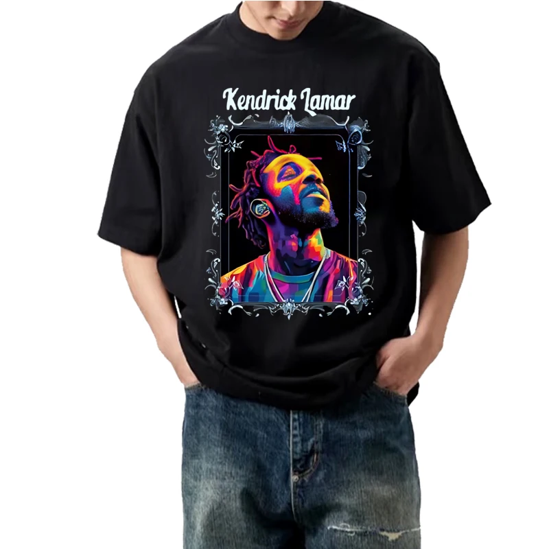 Rapper Kendrick Lamar Oversized T-shirt men women 100% Cotton Hot sale Fashion short sleeve Summer Casual Unisex plus size tops
Rapper Kendrick Lamar Oversized T-shirt men women 100% Cotton Hot sale Fashion short sleeve Summer Casual Unisex plus size tops