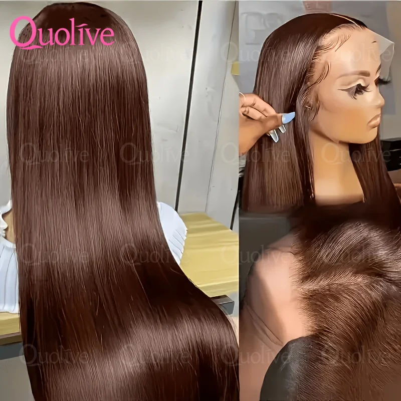 4# Brazilian 13x4 Hd Lace Front Human Hair Wigs For Women Chocolate Brown Wig Straight 13x6 Hd Lace Frontal Wigs Human Hair
4# Brazilian 13x4 Hd Lace Front Human Hair Wigs For Women Chocolate Brown Wig Straight 13x6 Hd Lace Frontal Wigs Human Hair