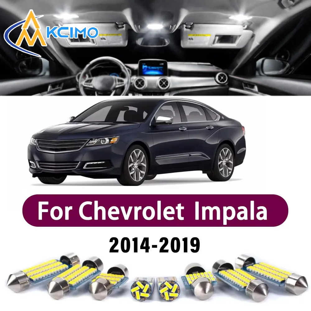 Kcimo Super Bright LED Interior Light Kit For Chevrolet Impala 2014-2019 Dome Map Lamp White Blue Car Accessories Canbus
Kcimo Super Bright LED Interior Light Kit For Chevrolet Impala 2014-2019 Dome Map Lamp White Blue Car Accessories Canbus
