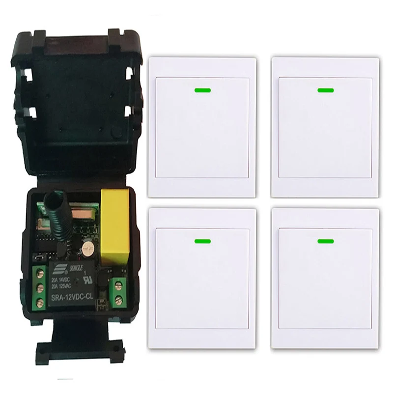 AC220V 1CH Digital Remote Control Switch Receiver Wall Transmitter Wireless Power Switch Garage Door lamp/window/shutters
AC220V 1CH Digital Remote Control Switch Receiver Wall Transmitter Wireless Power Switch Garage Door lamp/window/shutters