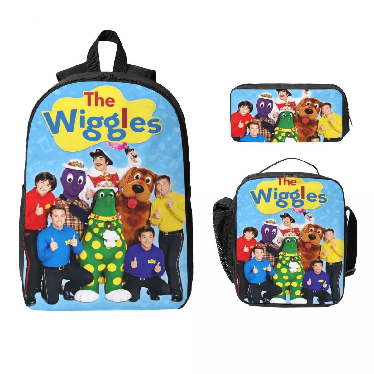 3pecs/set The Wiggles Backpack for Teenage High-capacity Laptop Canvas Bags Lunch bag Pencil Case
3pecs/set The Wiggles Backpack for Teenage High-capacity Laptop Canvas Bags Lunch bag Pencil Case