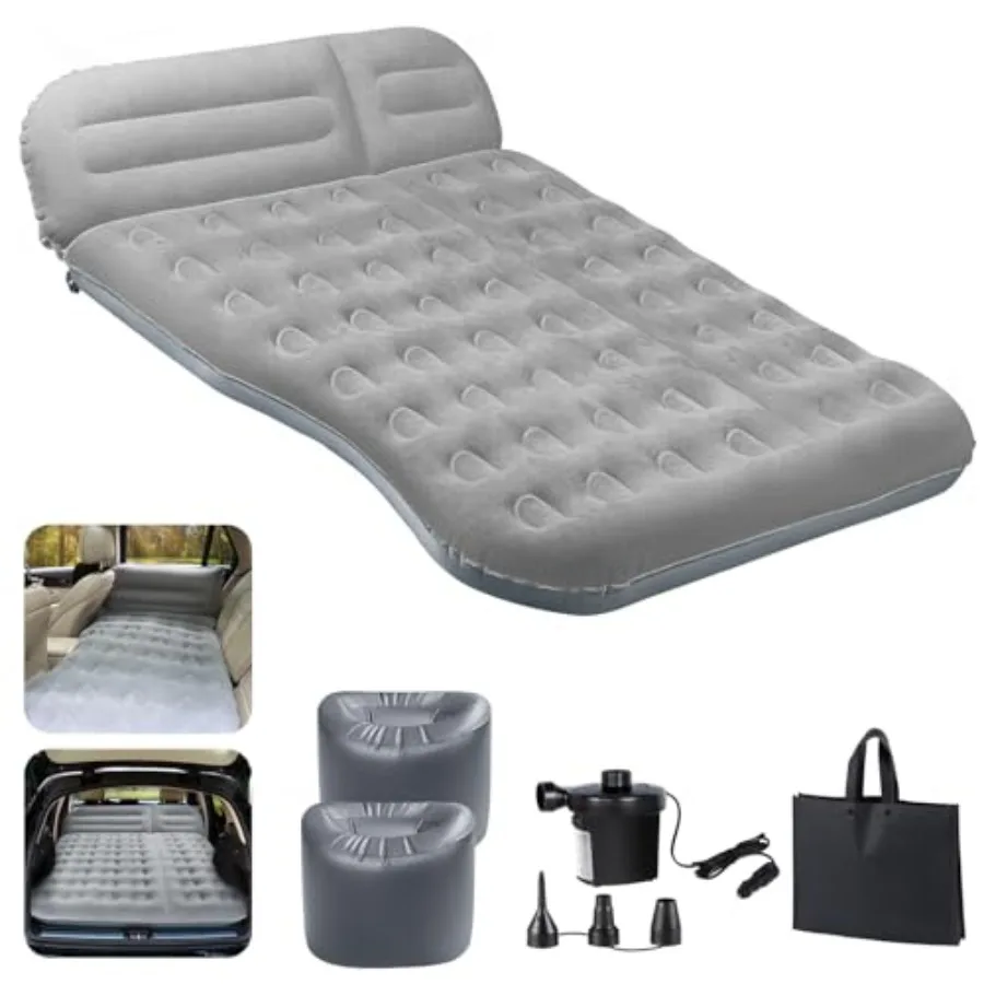 SUV Air MattressThickened Flocked Camping Bed for Car Includes Electric Pump and 2 Feet Pedals Portable Inflatable car Mattress
SUV Air MattressThickened Flocked Camping Bed for Car Includes Electric Pump and 2 Feet Pedals Portable Inflatable car Mattress