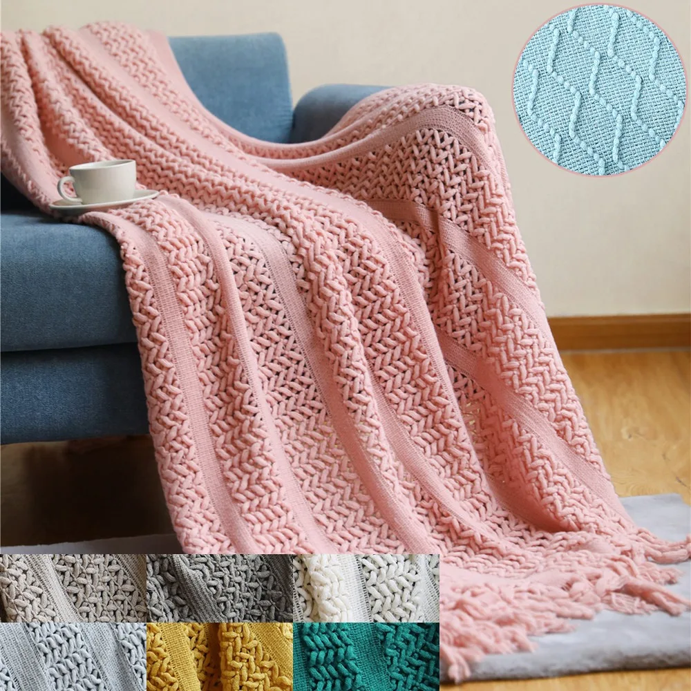 1PC Knitted Throw Blankets Cover with Tassels Chunky Vintage Luxury Throw Bedspread Blanket Farmhouse Gift Textured Cozy Throw
1PC Knitted Throw Blankets Cover with Tassels Chunky Vintage Luxury Throw Bedspread Blanket Farmhouse Gift Textured Cozy Throw
