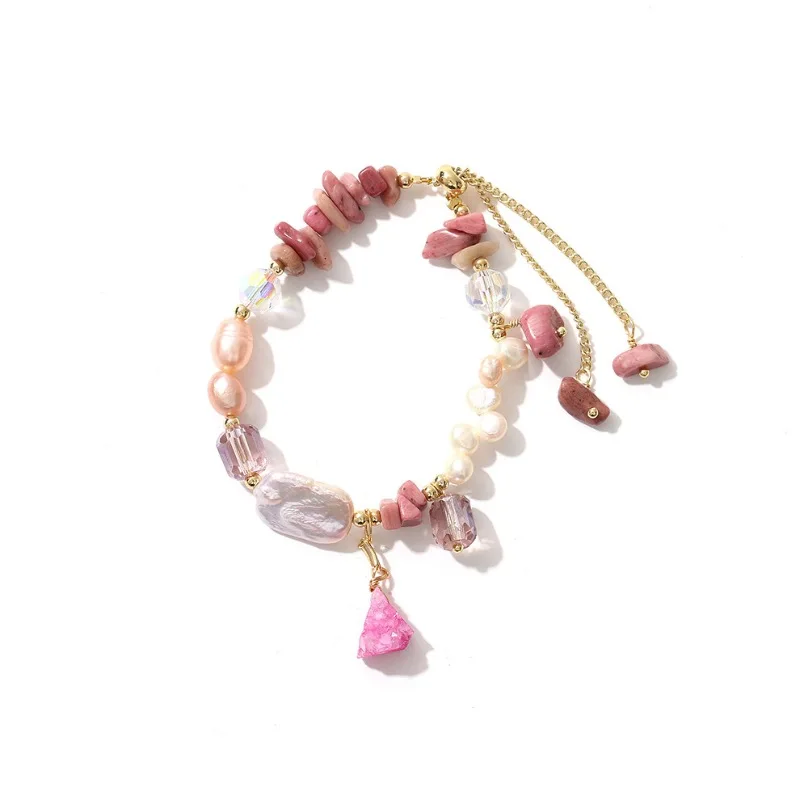 Natural Pearl Purple Rose Stone Pendant Bracelet Women 2024 New Stainless Steel Luxury Bracelet Fashion Jewelry Accessories Gift
Natural Pearl Purple Rose Stone Pendant Bracelet Women 2024 New Stainless Steel Luxury Bracelet Fashion Jewelry Accessories Gift