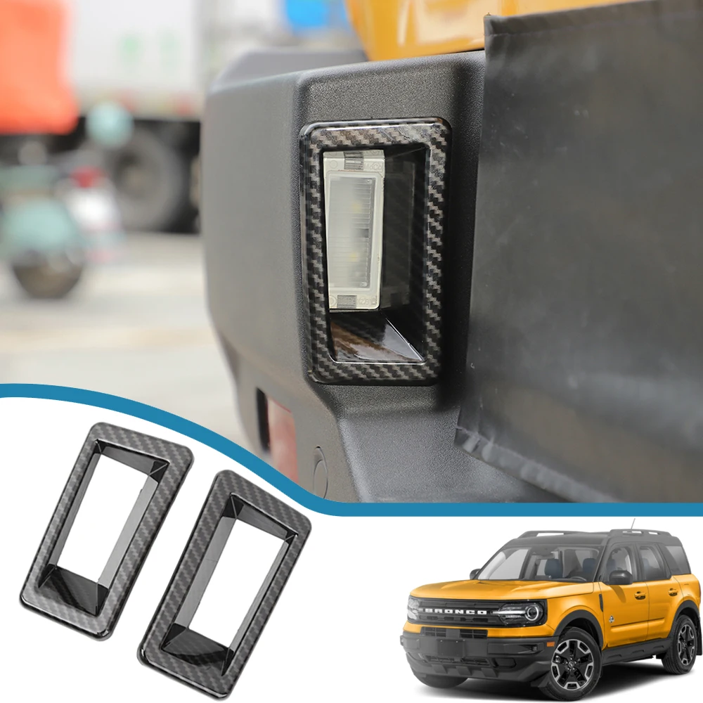 Car Tailgate Rear License Plate Light Lamp Decoration Cover Stickers for Ford Bronco Sport 2021 2022 2023 Exterior Accessories
Car Tailgate Rear License Plate Light Lamp Decoration Cover Stickers for Ford Bronco Sport 2021 2022 2023 Exterior Accessories