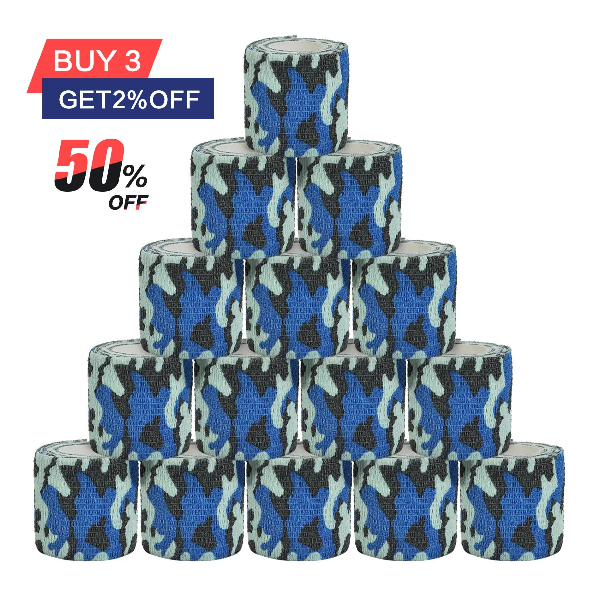 1/6/10 pcs Ocean Elastic Outdoor Hunting Camouflage Stealth Tape Waterproof Wrap Durable Self Adhesive Elastic Bandage
1/6/10 pcs Ocean Elastic Outdoor Hunting Camouflage Stealth Tape Waterproof Wrap Durable Self Adhesive Elastic Bandage