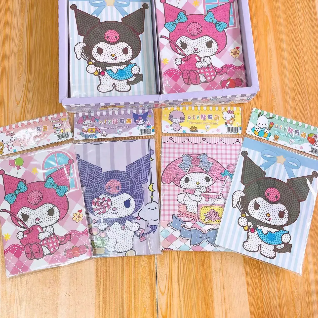 Sanrio Kuromi Diamond Painting Children's handmade DIY Puzzle creative decorative stickers Children's Day reward gift
Sanrio Kuromi Diamond Painting Children's handmade DIY Puzzle creative decorative stickers Children's Day reward gift