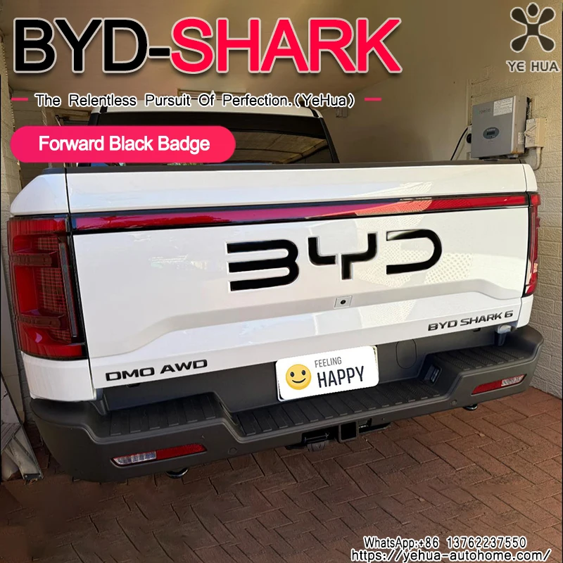 For BYD Shark 6 Trunk Standard 3D Badge Logo Sticker Glossy Black Sticker Decoration Automobiles Parts Accesorios Para
For BYD Shark 6 Trunk Standard 3D Badge Logo Sticker Glossy Black Sticker Decoration Automobiles Parts Accesorios Para