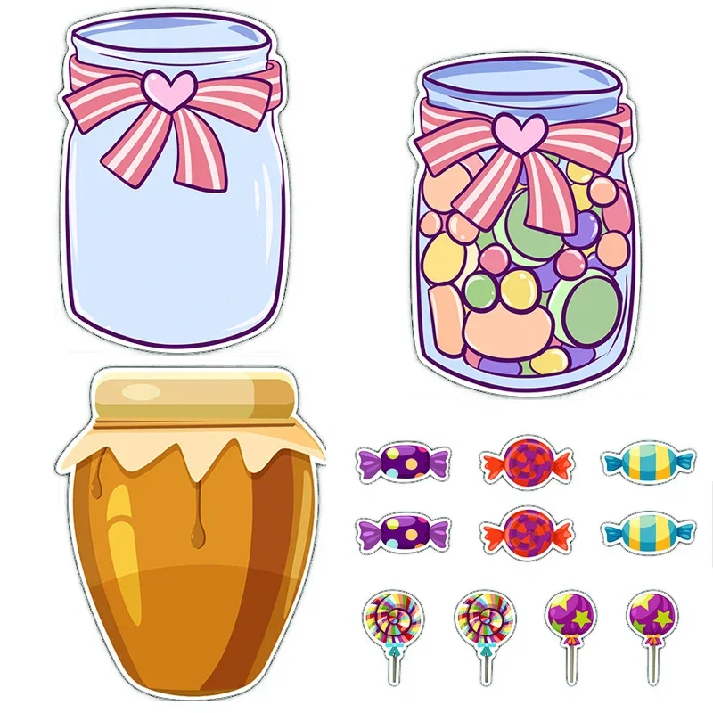 11pcs Set 21cm Rewritable Candy Honey Jar Pot Magnetic Sticker Classroom Grouping Team Confrontation Game Learning Teaching Aids
11pcs Set 21cm Rewritable Candy Honey Jar Pot Magnetic Sticker Classroom Grouping Team Confrontation Game Learning Teaching Aids