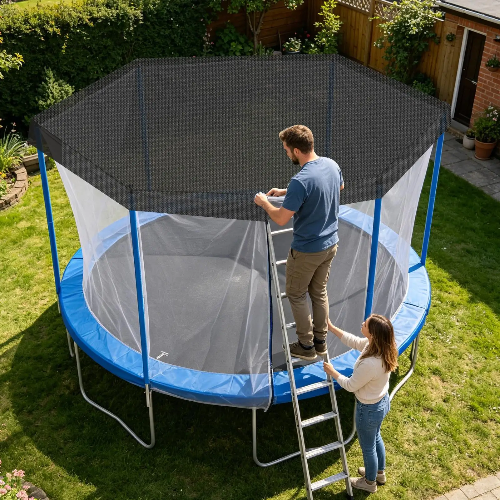 Trampoline Cover Heavy Duty Waterproof Protective Protection Enclosure Trampoline Sun Shade Cover For Outdoor Backyard
Trampoline Cover Heavy Duty Waterproof Protective Protection Enclosure Trampoline Sun Shade Cover For Outdoor Backyard