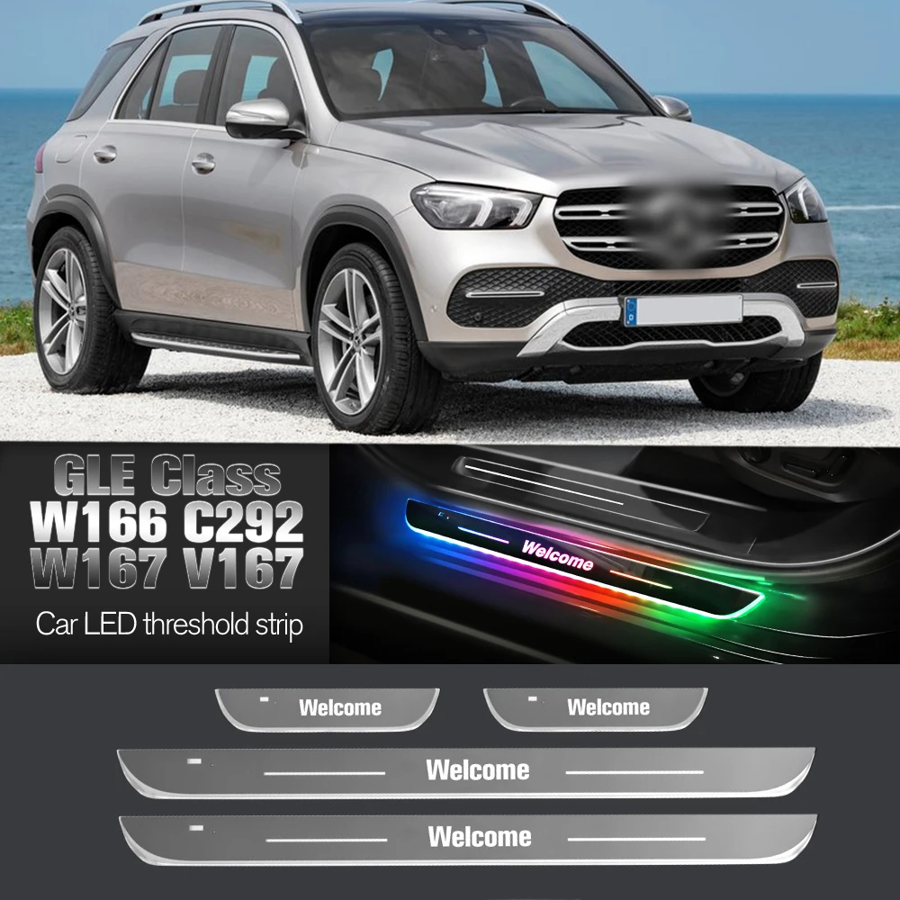 Car Door Sill Light For Mercedes Benz GLE Class W166 C292 W167 V167 Customized Logo LED Welcome Threshold Pedal Lamp Accessories
Car Door Sill Light For Mercedes Benz GLE Class W166 C292 W167 V167 Customized Logo LED Welcome Threshold Pedal Lamp Accessories