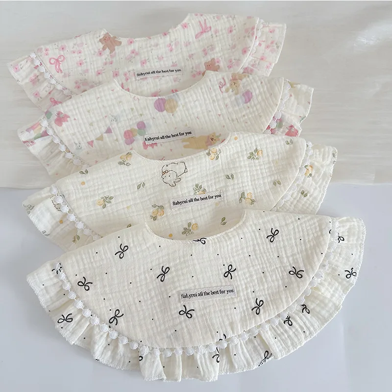 Four Season New Baby Cotton Gauze Waterproof Drool Towel Sweet and Cute 360 Adjustable Bib Drool Towel
Four Season New Baby Cotton Gauze Waterproof Drool Towel Sweet and Cute 360 Adjustable Bib Drool Towel