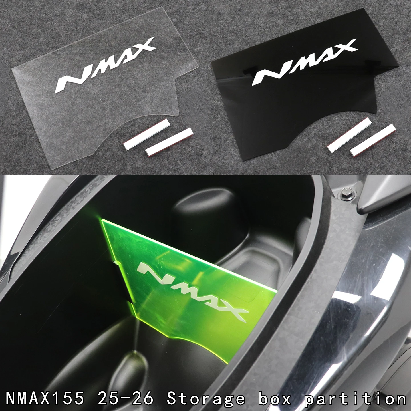 Motorcycle Accessories for YAMAHA NMAX155 NMAX 155 2025 2026 Luggage Compartment Partition Plate Trunk Separator Lsolation Plate
Motorcycle Accessories for YAMAHA NMAX155 NMAX 155 2025 2026 Luggage Compartment Partition Plate Trunk Separator Lsolation Plate