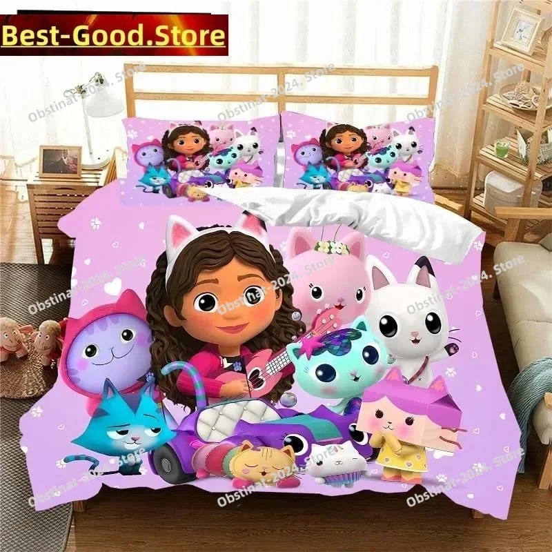 3D Gabbys D-Dollhouse Bedding Set Printed single Comforter Quilt Bed Cover Duvet Cover Pillow Case 3 Pieces Sets Kids Adult Size
3D Gabbys D-Dollhouse Bedding Set Printed single Comforter Quilt Bed Cover Duvet Cover Pillow Case 3 Pieces Sets Kids Adult Size