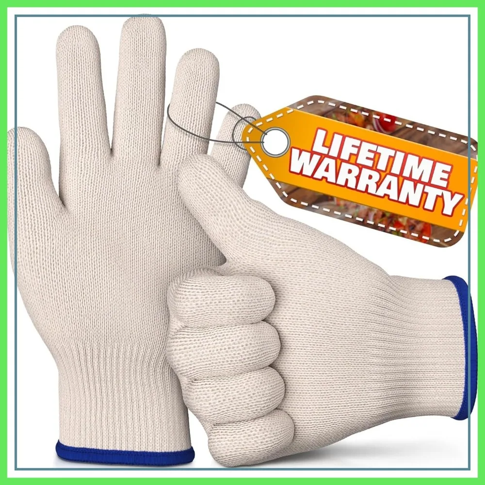 896°F Heat-Resistant Cooking Gloves for BBQ, Baking, Grilling - White, 10215
896°F Heat-Resistant Cooking Gloves for BBQ, Baking, Grilling - White, 10215