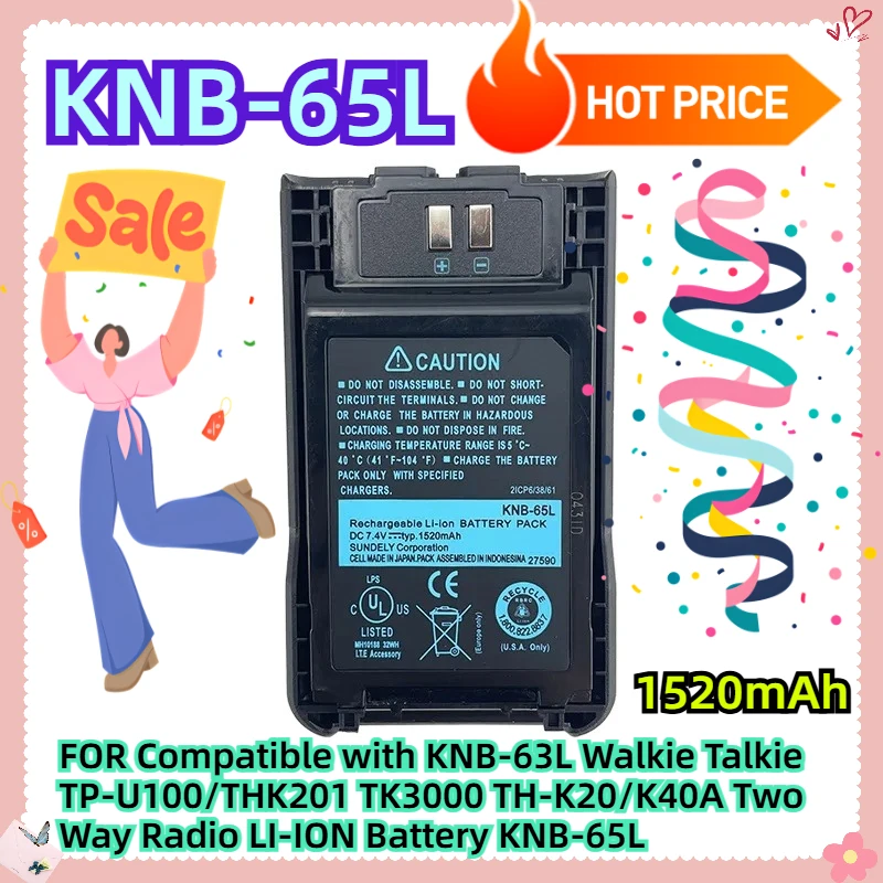 7,4 В, 1500 мАч, совместимый с KNB-63L Walkie Talkie TP-U100/THK201 TK3000 TH-K20/K40A, литий-ионная батарея для двусторонней радиосвязи KNB-65L
7,4 В, 1500 мАч, совместимый с KNB-63L Walkie Talkie TP-U100/THK201 TK3000 TH-K20/K40A, литий-ионная батарея для двусторонней радиосвязи KNB-65L