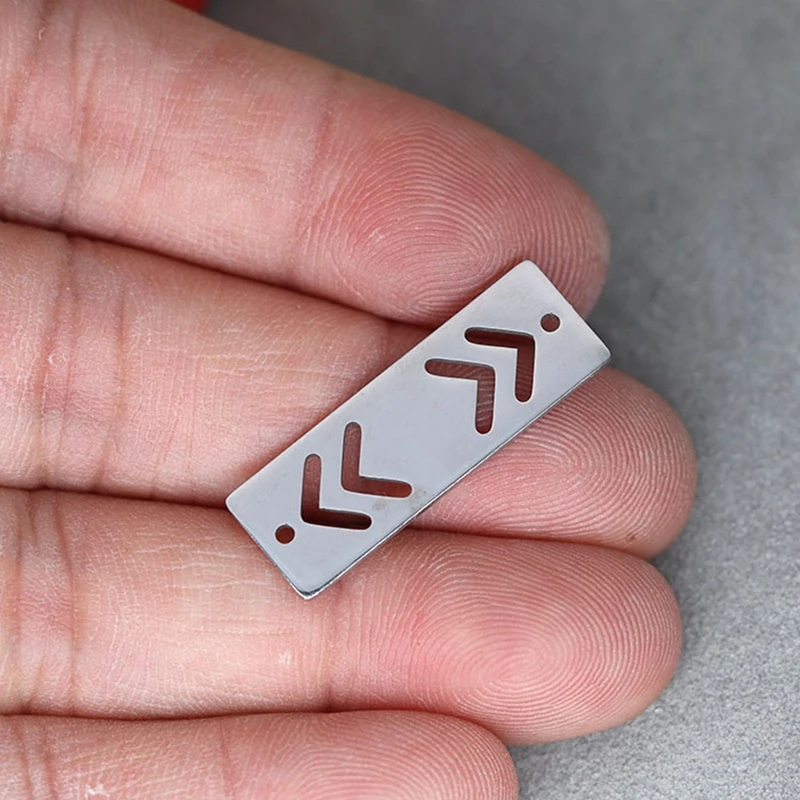 3pcs Stainless Steel Rectangle Pendant Connector Charms for Jewelry Making DIY Craft Bracelets Necklace Findings Accessories
3pcs Stainless Steel Rectangle Pendant Connector Charms for Jewelry Making DIY Craft Bracelets Necklace Findings Accessories