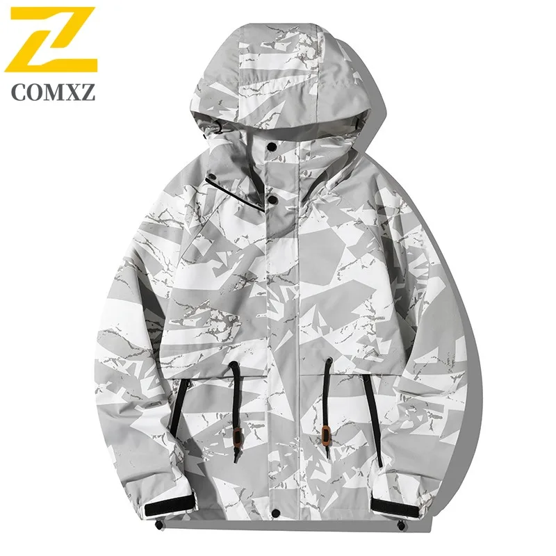 COMXZ Men Camo Jacket 2025 Casual Solid Color Hiking Travel Windproof Coat Outdoor Cycling Trendy Hooded Lightweight Windbreaker
COMXZ Men Camo Jacket 2025 Casual Solid Color Hiking Travel Windproof Coat Outdoor Cycling Trendy Hooded Lightweight Windbreaker