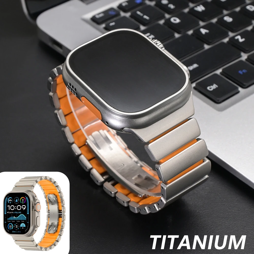 Титановый резиновый ремешок для Apple Watch 49 мм Ultra 3 2 Ремешок для часов с металлической пряжкой Браслет для Iwatch 11 10 46 мм 9 8 7 6 5 SE3 44 45 мм
Титановый резиновый ремешок для Apple Watch 49 мм Ultra 3 2 Ремешок для часов с металлической пряжкой Браслет для Iwatch 11 10 46 мм 9 8 7 6 5 SE3 44 45 мм