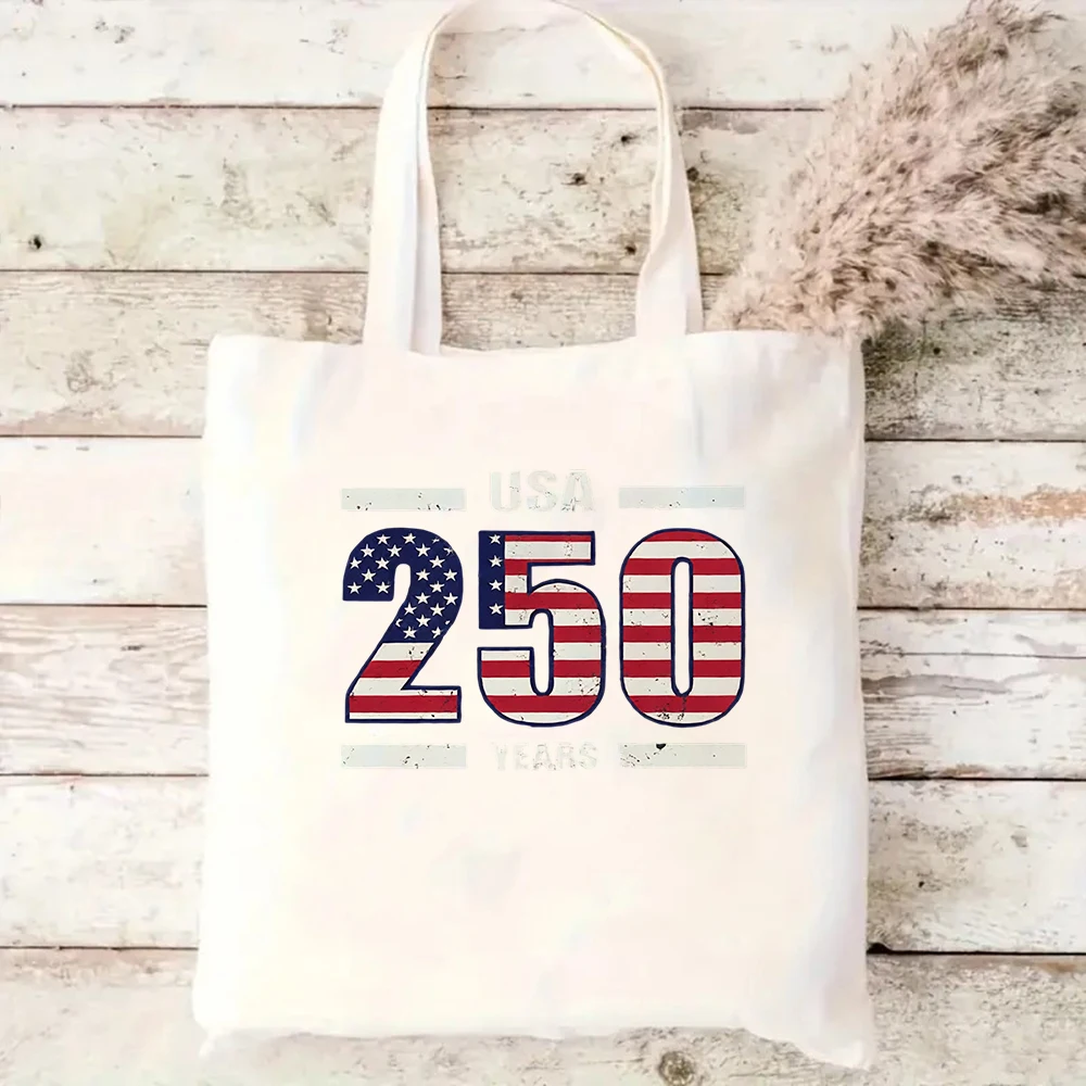 Reusable Shoulder Bag for Patriotic Gift, Independence Day Celebration USA 250 Years
Reusable Shoulder Bag for Patriotic Gift, Independence Day Celebration USA 250 Years