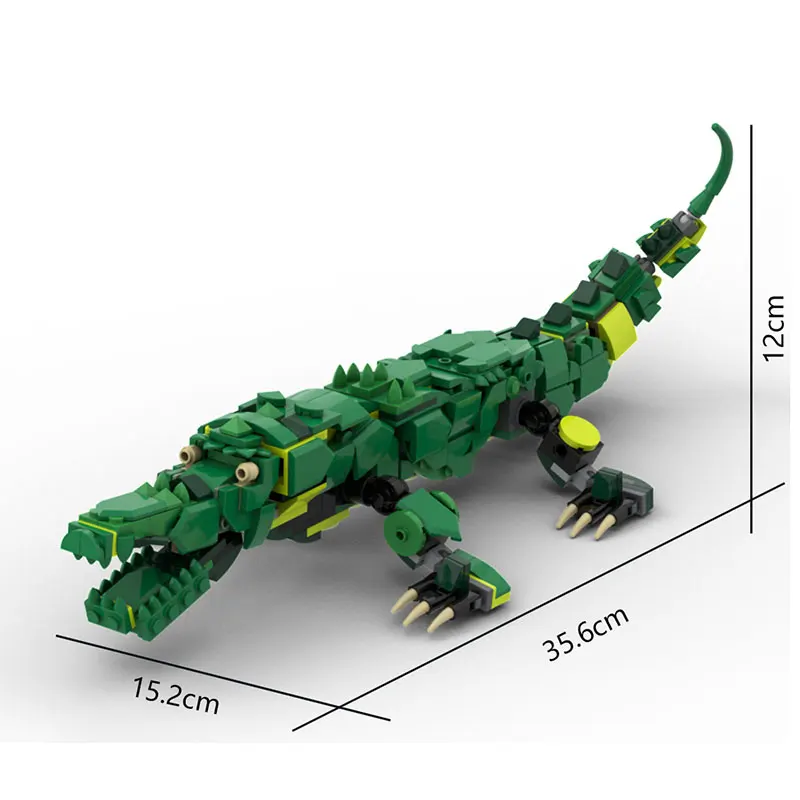 MOC Mechanical Style Animal Crocodile Small Particle Assembly Building Blocks Creative Model Toy Gift Desktop Decoration 427pcs
MOC Mechanical Style Animal Crocodile Small Particle Assembly Building Blocks Creative Model Toy Gift Desktop Decoration 427pcs