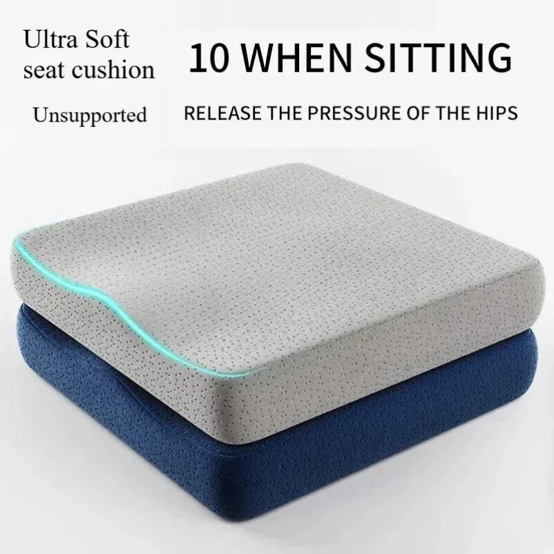 Ergonomic Memory Cotton Office Cushion Hemorrhoid Cushion Chair Cushion A Sitting Artifact Butt Pad, for Long Hours of Sitting
Ergonomic Memory Cotton Office Cushion Hemorrhoid Cushion Chair Cushion A Sitting Artifact Butt Pad, for Long Hours of Sitting
