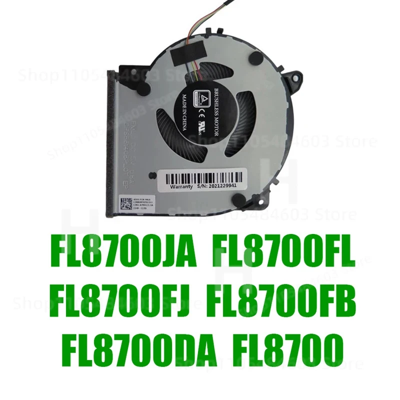 For ASUS FL8700MA FL8700JP FL8700JB FL8700JA FL8700FL FL8700FJ FL8700FB FL8700DA FL8700 DC5V Laptop CPU Cooling Fan Replacement
For ASUS FL8700MA FL8700JP FL8700JB FL8700JA FL8700FL FL8700FJ FL8700FB FL8700DA FL8700 DC5V Laptop CPU Cooling Fan Replacement