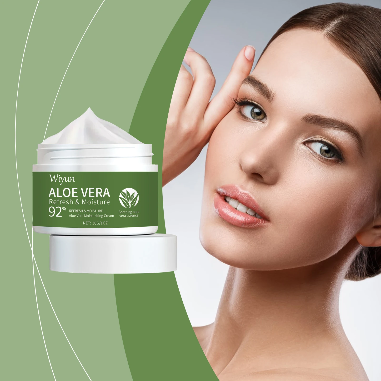 Aloe Vera Moisturizing Cream Hydrating Brightening Firming Anti Aging Repair Acne Soothing Redness Skin Rejuvenating Care Cream
Aloe Vera Moisturizing Cream Hydrating Brightening Firming Anti Aging Repair Acne Soothing Redness Skin Rejuvenating Care Cream