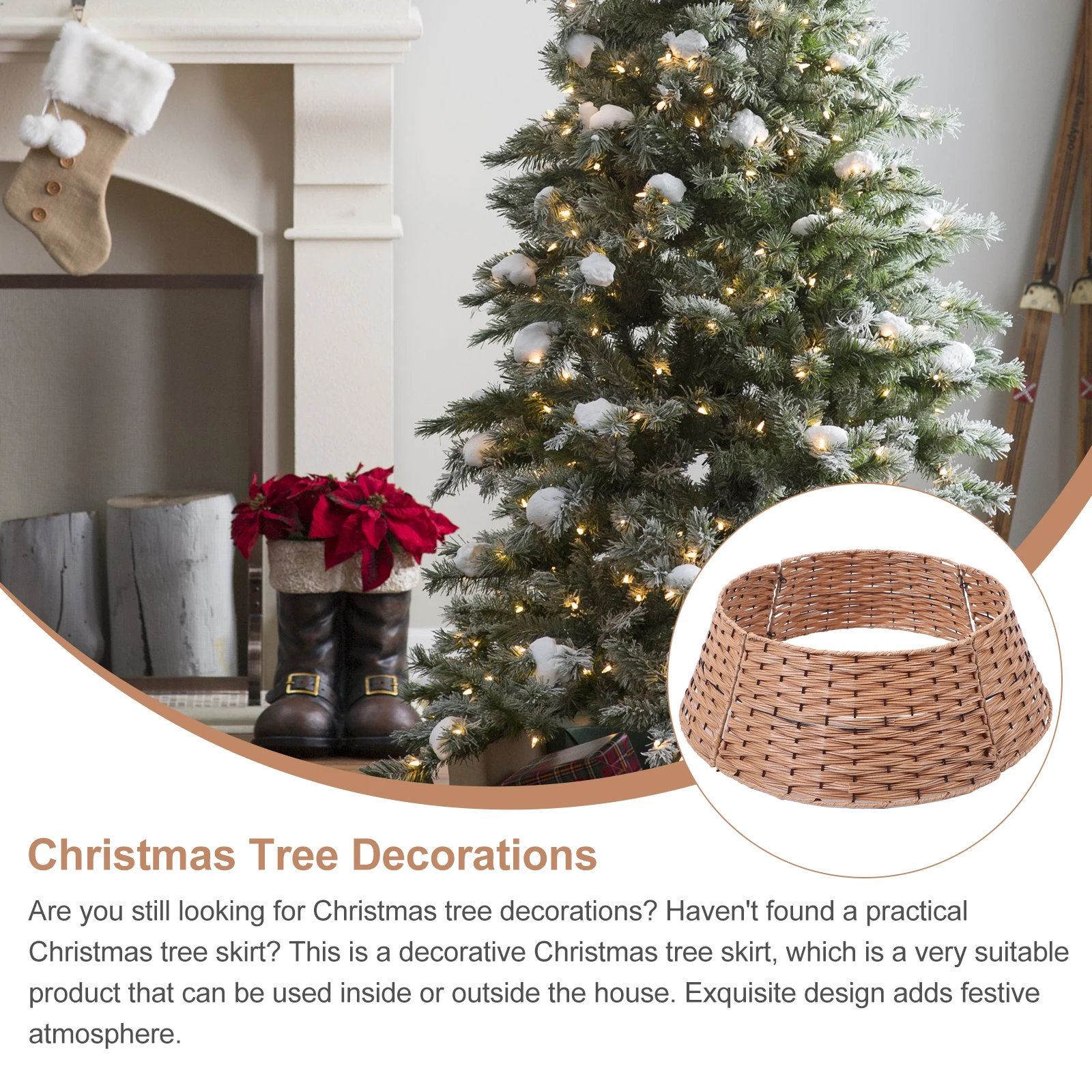 Christmas Tree Skirt 36 Inch Round Decorative Floor Cover for Holiday Home Decor Xmas Tree Base Ring Decoration
Christmas Tree Skirt 36 Inch Round Decorative Floor Cover for Holiday Home Decor Xmas Tree Base Ring Decoration