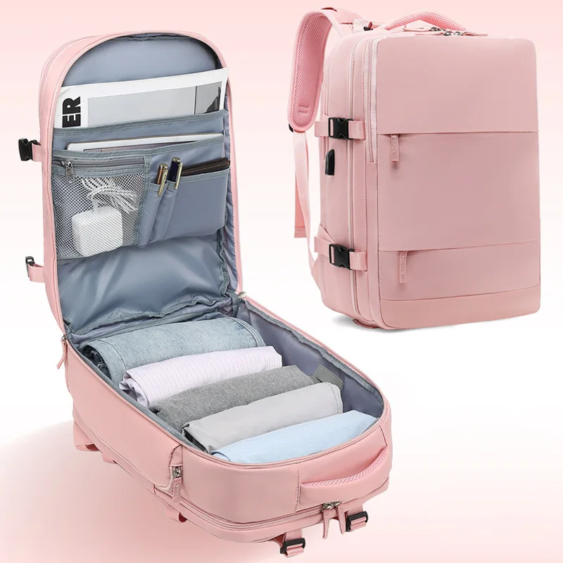 Travel Laptop Bag Multifunctional Backpack Women Casual Lady Bags Nylon Solid Double Shoulder School Bag Teenage Youth Backpacks
Travel Laptop Bag Multifunctional Backpack Women Casual Lady Bags Nylon Solid Double Shoulder School Bag Teenage Youth Backpacks