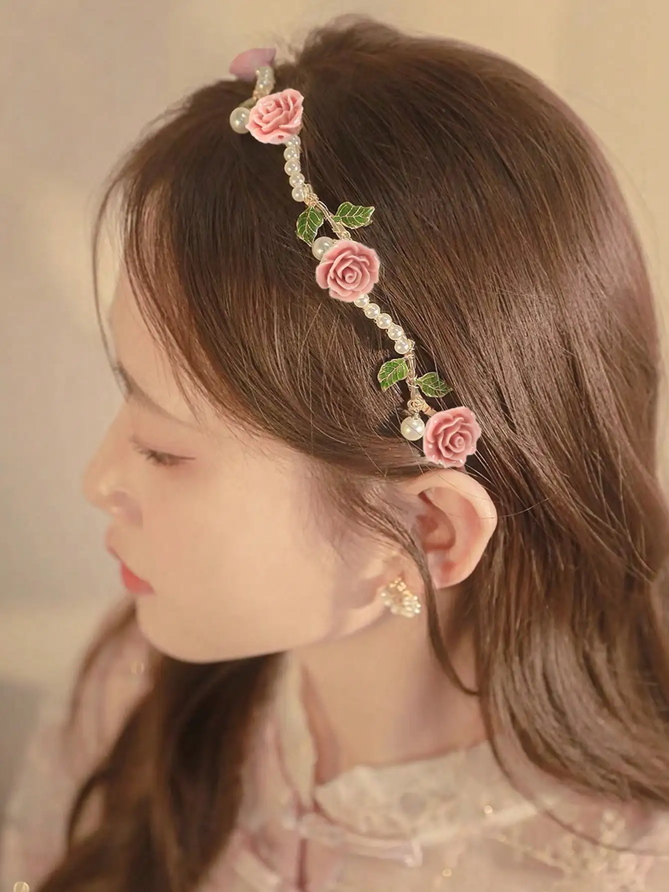 1pc Fashionable Rose Flower & Faux Pearl Hairband Elegant Tiaras Valentine's Day Valentines,Hairband,Hair Hoop,Hair Accessories Headbands Head Accessories
1pc Fashionable Rose Flower & Faux Pearl Hairband Elegant Tiaras Valentine's Day Valentines,Hairband,Hair Hoop,Hair Accessories Headbands Head Accessories