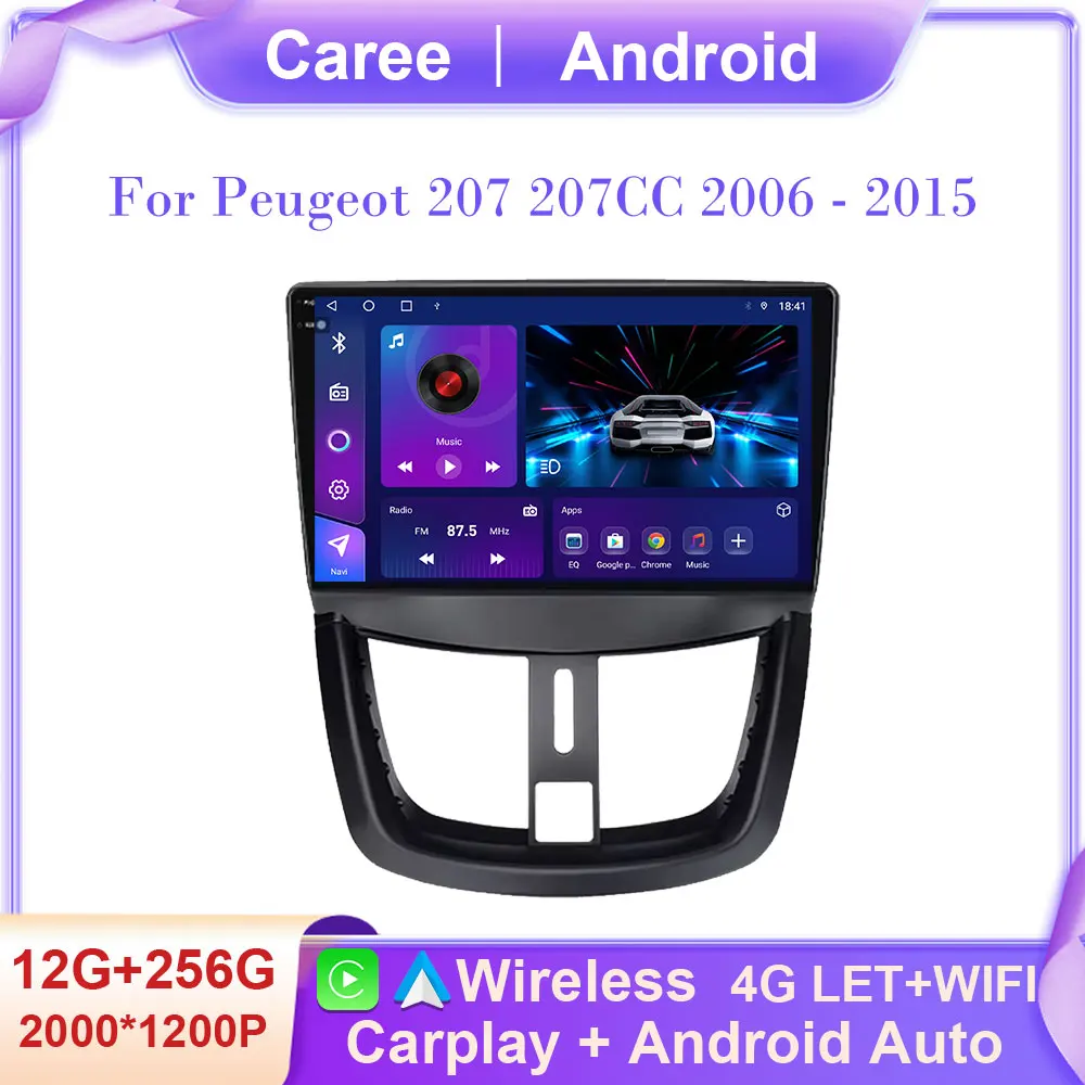 Car Radio Player For Peugeot 207 207CC 2006 - 2015 wireless CarPlay Android Auto car intelligent systems GPS 4G WIFI BT No 2 din
Car Radio Player For Peugeot 207 207CC 2006 - 2015 wireless CarPlay Android Auto car intelligent systems GPS 4G WIFI BT No 2 din
