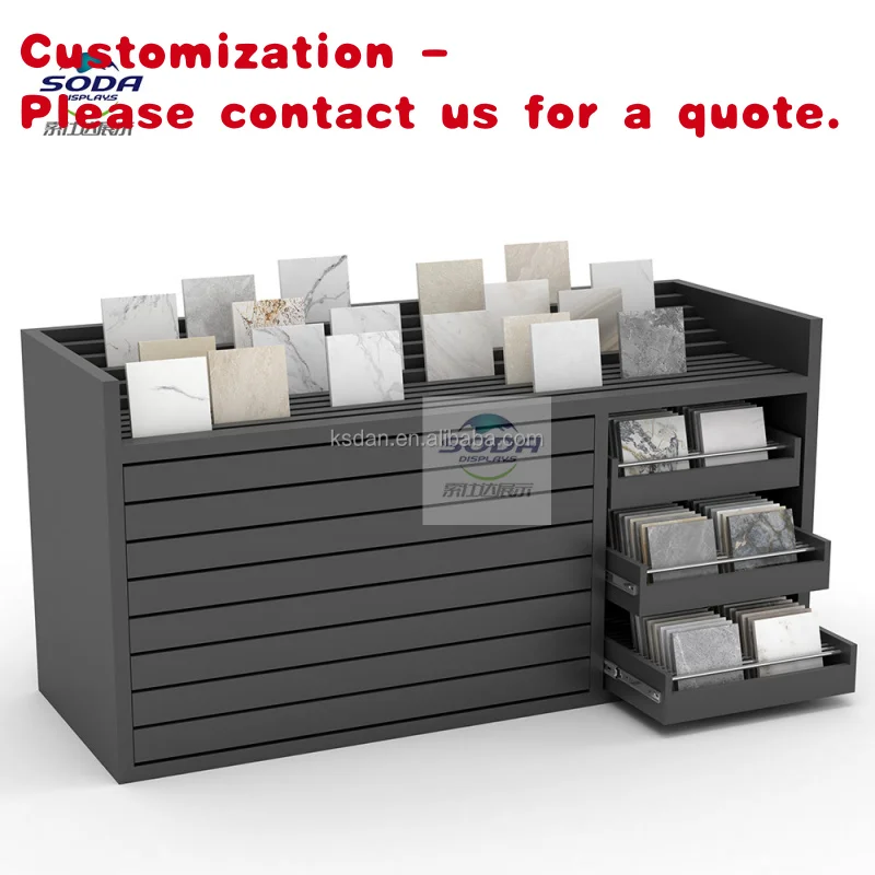Изготовленный на заказ. Настраиваемый металлический шкаф-витрина с системой мраморных ящиков. Выставка магазина плитки. Прочная витрина.
Изготовленный на заказ. Настраиваемый металлический шкаф-витрина с системой мраморных ящиков. Выставка магазина плитки. Прочная витрина.