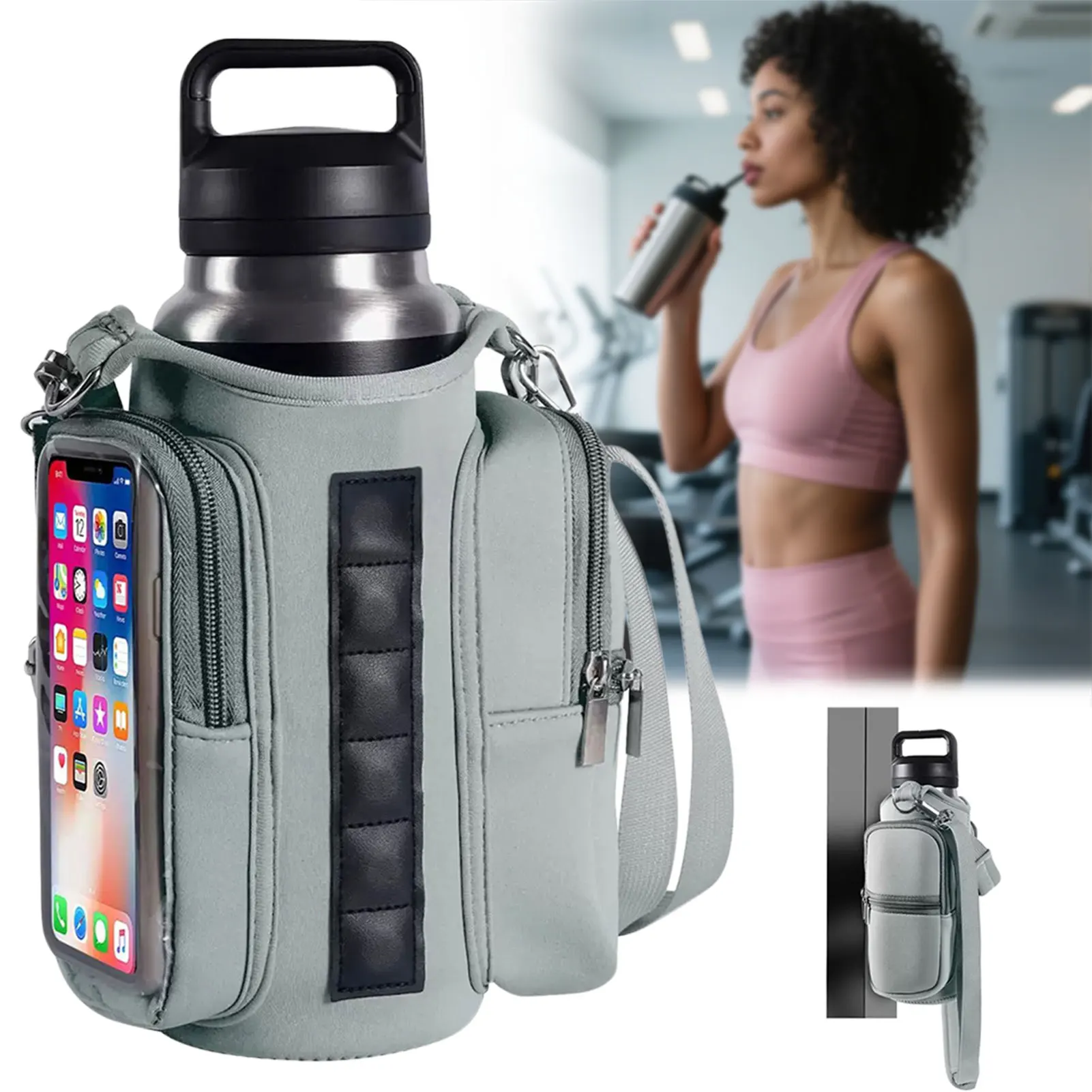 Magnetic Bottle Bag Cross-Body Shoulder Waterproof Hands-Free Water Bottle Carrier For Outdoor Travel Camping Hiking Sports
Magnetic Bottle Bag Cross-Body Shoulder Waterproof Hands-Free Water Bottle Carrier For Outdoor Travel Camping Hiking Sports