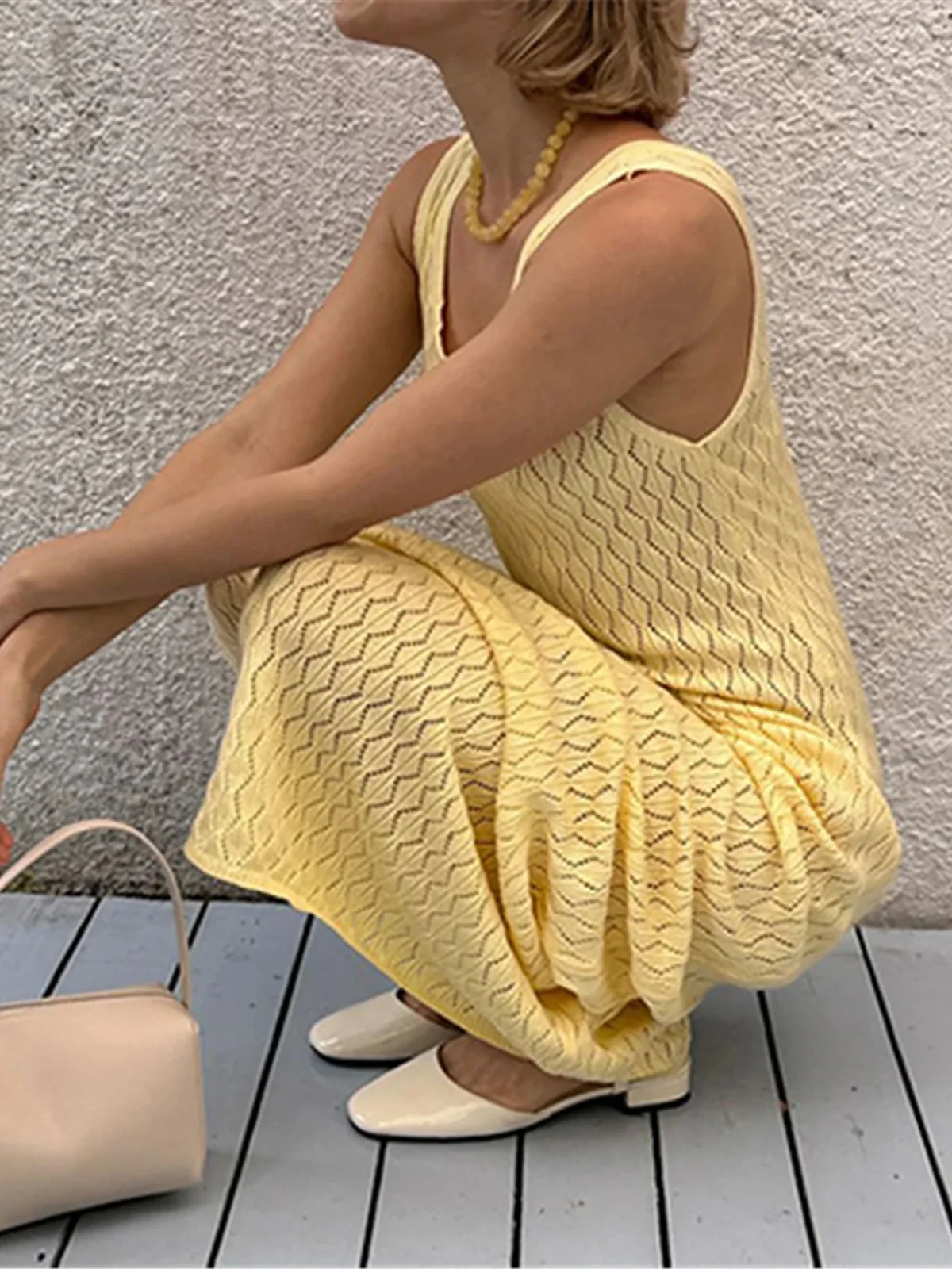 Hollow Out Sleeveless Crochet Knitted Tunic Beach Cover Up Cover-ups Beach Dress Beach Wear Beachwear Holiday Female Women K6091
Hollow Out Sleeveless Crochet Knitted Tunic Beach Cover Up Cover-ups Beach Dress Beach Wear Beachwear Holiday Female Women K6091