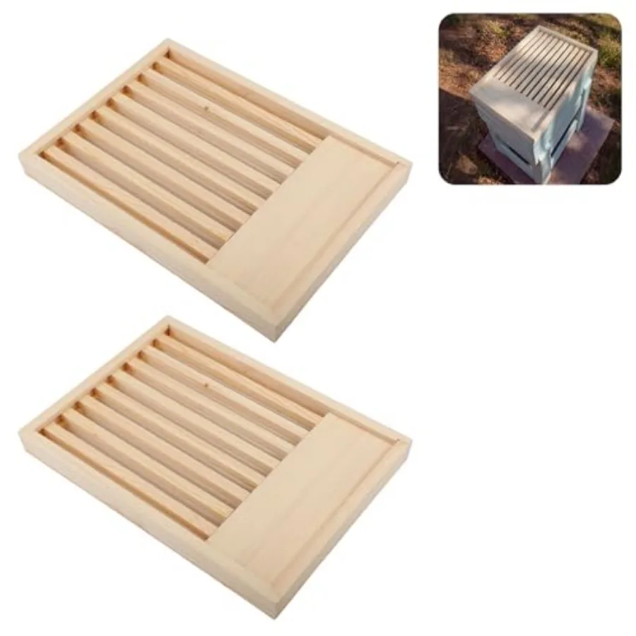 Leinuosen 2 Pack 8 Frame Slatted Rack for Beekeepers, Beehive Slatted Rack Assembled, Wood Hive Equipment, Durable Beekeeping S
Leinuosen 2 Pack 8 Frame Slatted Rack for Beekeepers, Beehive Slatted Rack Assembled, Wood Hive Equipment, Durable Beekeeping S