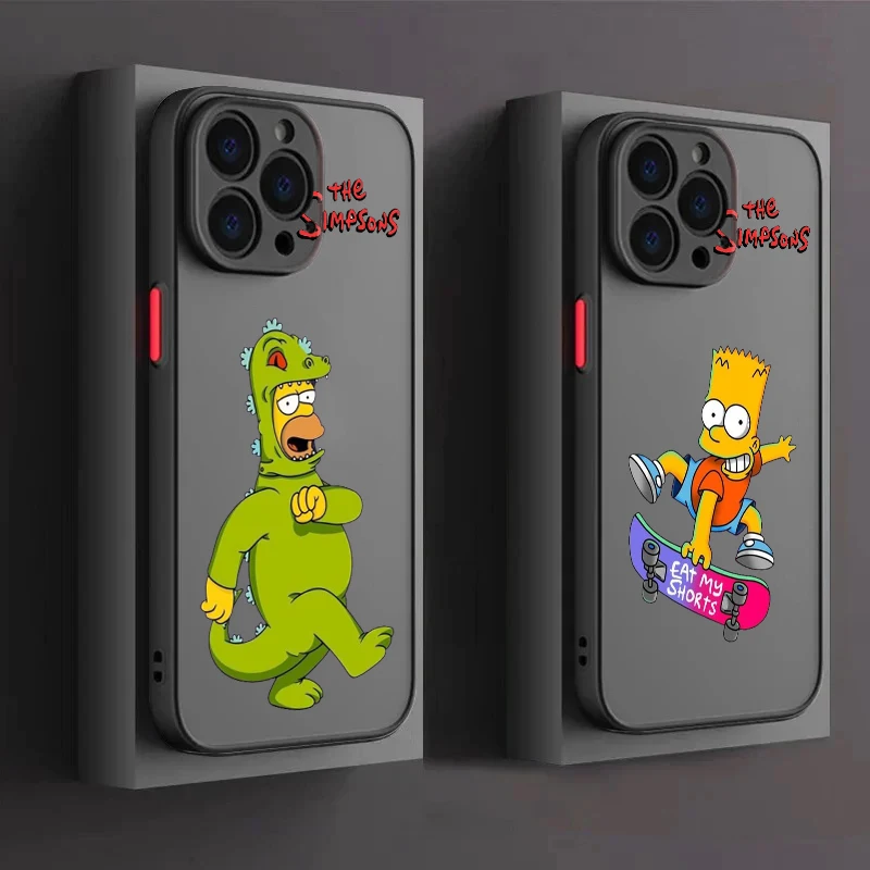 The Simpsons Cool Cartoon Frosted Translucent For Apple iPhone 15 14 13 12 11 XS XR X 8 7 SE Pro Max Plus Mini TPU Phone Case
The Simpsons Cool Cartoon Frosted Translucent For Apple iPhone 15 14 13 12 11 XS XR X 8 7 SE Pro Max Plus Mini TPU Phone Case