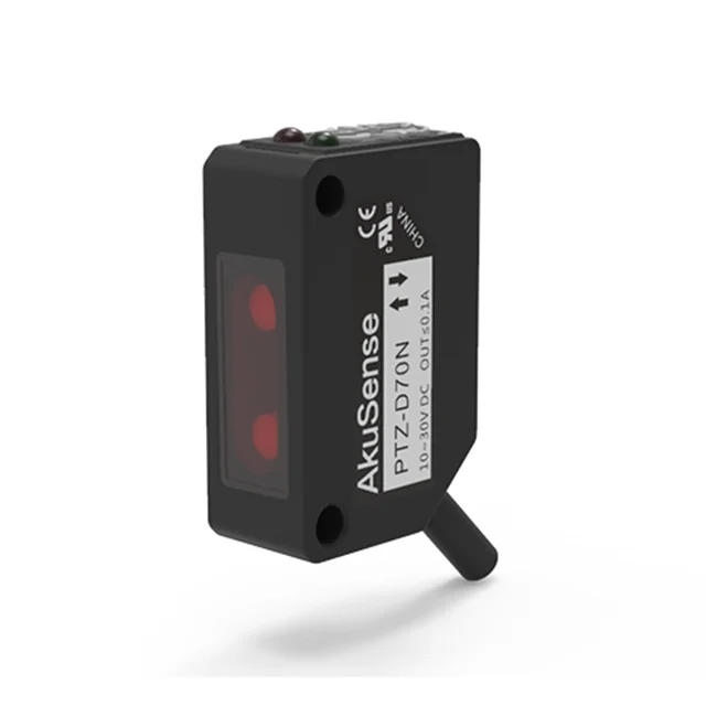 AkuSense PTZ-D70N 100mm Long Sensing Distance Disffuse Reffection Photoelectric Sensor Reflector
AkuSense PTZ-D70N 100mm Long Sensing Distance Disffuse Reffection Photoelectric Sensor Reflector