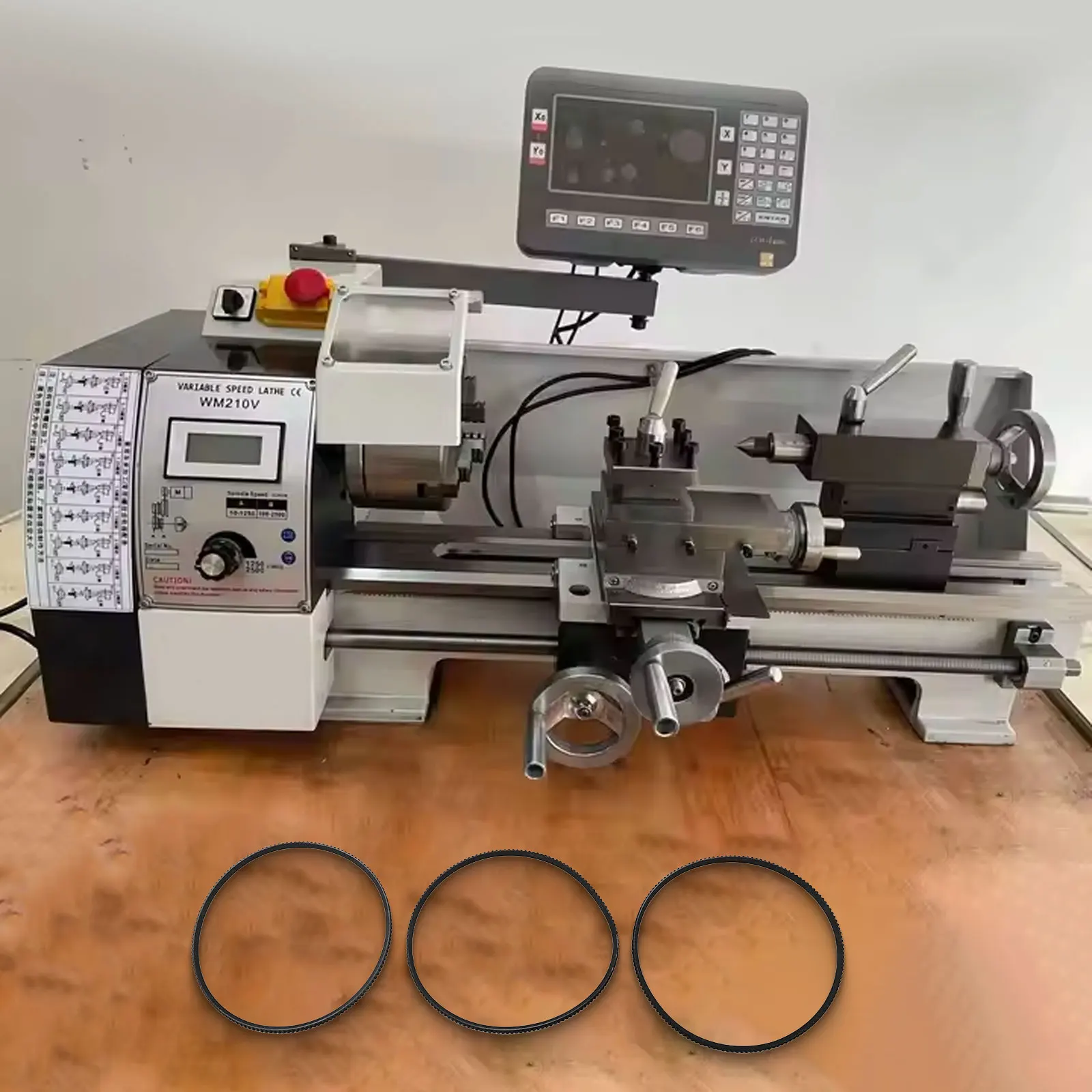 Metal Lathe Drive 5M375 Belt Lathe Processing Cold Resistant Rubber Belt Easy Installation Belt For WM210V Lathe
Metal Lathe Drive 5M375 Belt Lathe Processing Cold Resistant Rubber Belt Easy Installation Belt For WM210V Lathe