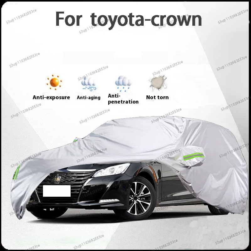 For Toyota Crown Fit Car Cover - Waterproof, Dustproof, Sunshade (UV), Snowproof | Silve Full Cover with All-Day Protection
For Toyota Crown Fit Car Cover - Waterproof, Dustproof, Sunshade (UV), Snowproof | Silve Full Cover with All-Day Protection