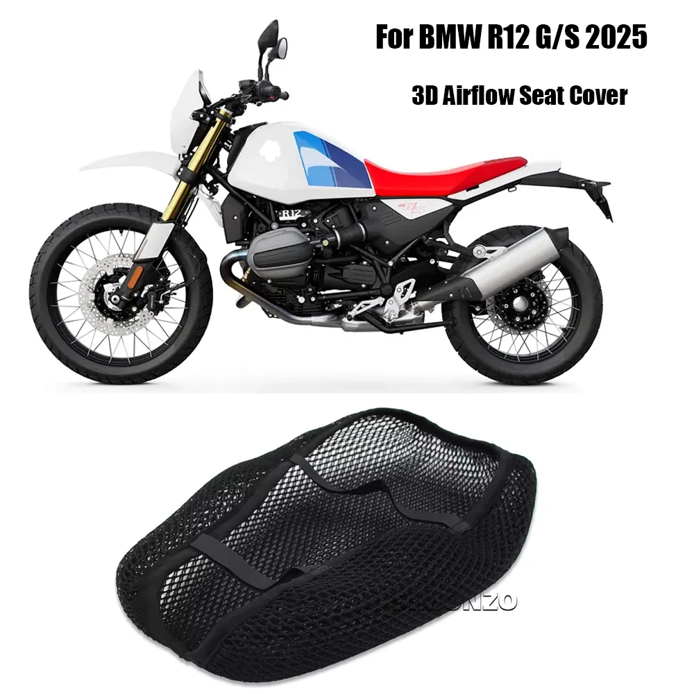 For BMW R12 GS R12G/S Accessories Non-slip Cushion Nylon Fabric Saddle Seat Cover 2025 R12 G/S Motorcycle Air flow 3D Seat Cover
For BMW R12 GS R12G/S Accessories Non-slip Cushion Nylon Fabric Saddle Seat Cover 2025 R12 G/S Motorcycle Air flow 3D Seat Cover